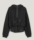 Lonton Layered Half-Zip Sweatshirt and Wide Banding Long Pants