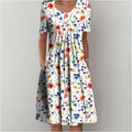 Marta - Robe Midi à Volants