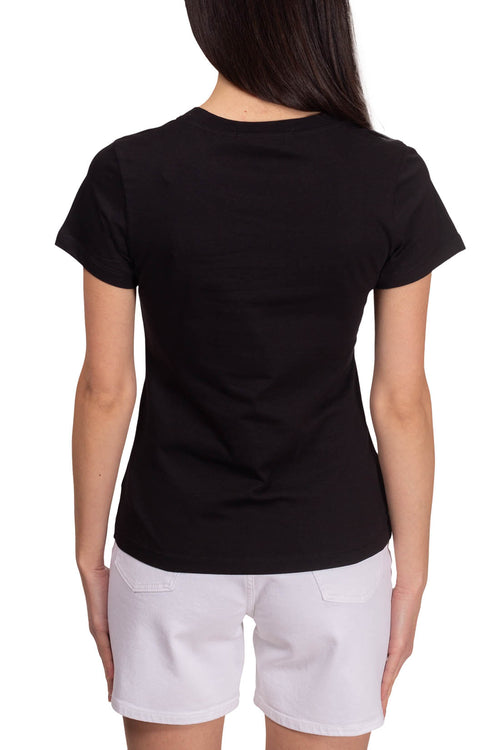 CALVIN KLEIN JEANS - Women's slim T-shirt with satin logo  - Size S
