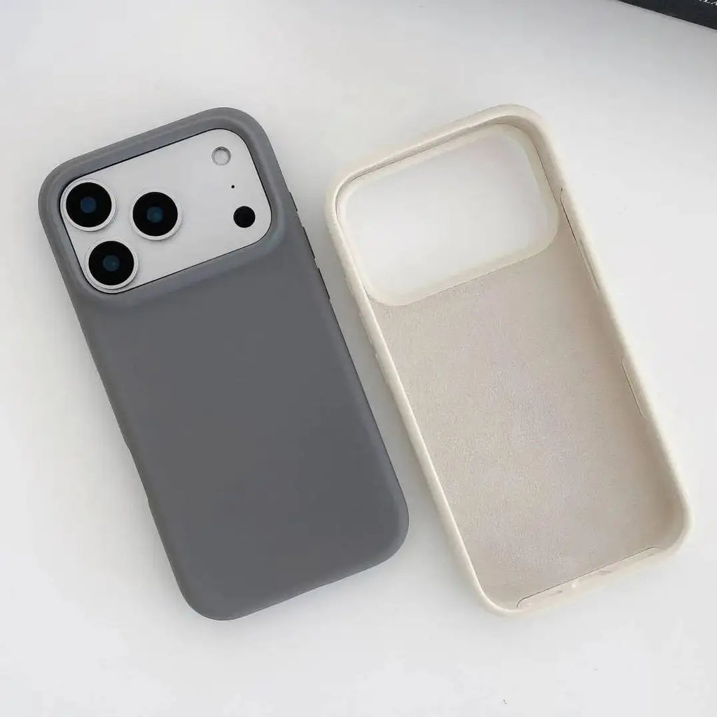 Capa de Telefone em Silicone Líquido Macio e Resistente a Impactos para iPhone 18 17 Air 16 16E 15 14 13 12 11 Pro Max Plus, Capa Protetora com Sensação de Pele