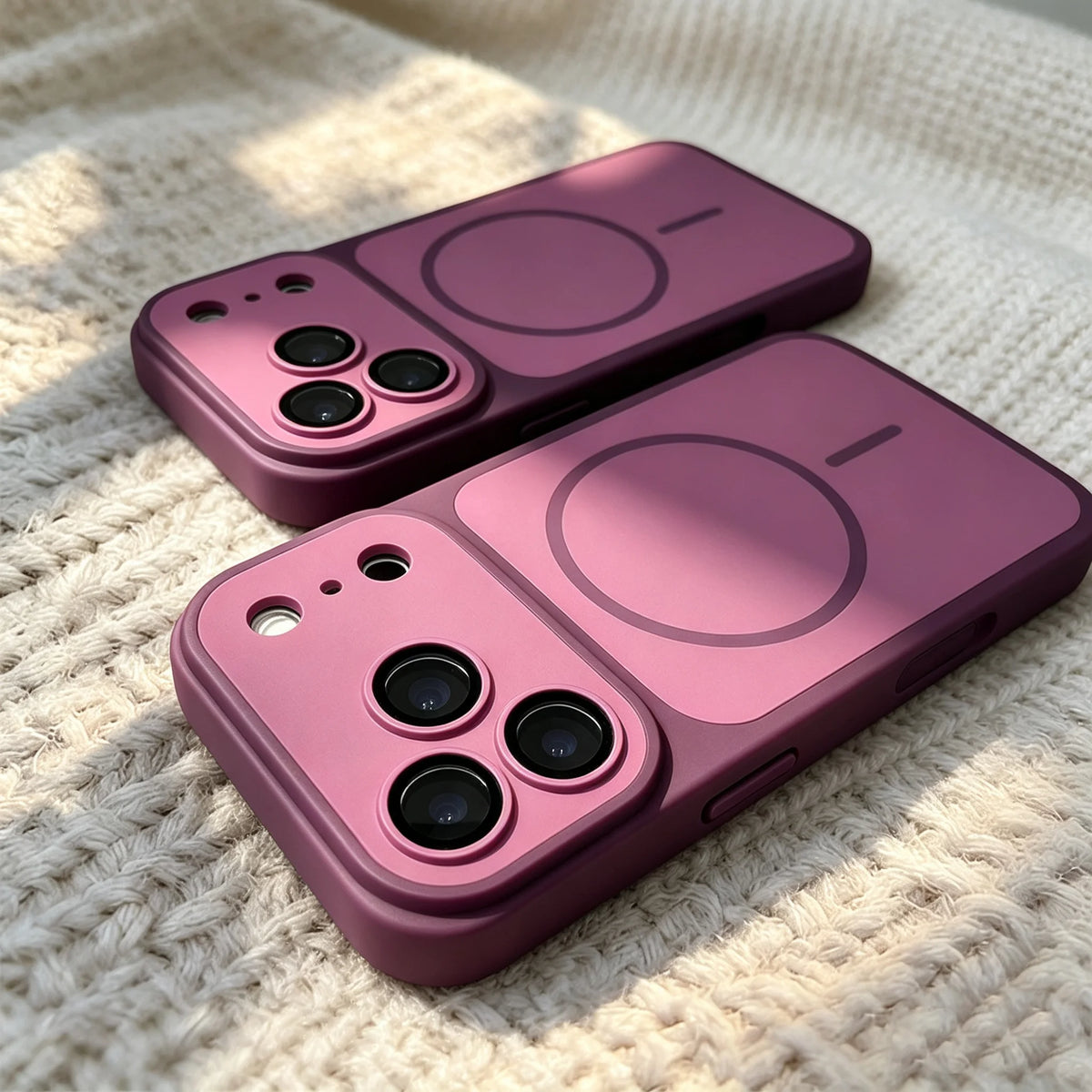 Capa de Telefone Magnética com Carregamento Sem Fio Matte Armor para iPhone 18 17 16 15 Pro Max 14 12 13 11 Pro, Capa à Prova de Choque Magsafe
