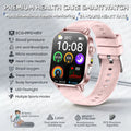 Smartwatch Feminino 2026 de Moda e Saúde com Tela AMOLED de 2.0", ECG, Exame Físico, Medição de Gordura, Ácido Úrico, Frequência Cardíaca e Chamada Bluetooth