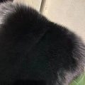Casaco Curto Feminino de Pele Sintética de Raposa, Gola Dobrável, Jaqueta Grossa Estilo Y2K Streetwear, Casaco de Trabalho para Outono Inverno 2025