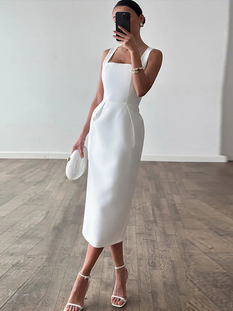 Conjunto Feminino Elegante de 2 Peças: Vestido Sólido com Gola Xale e Blusa de Manga Curta, Cintura Ajustada, Modelo Slim - Coleção Primavera Verão 2026