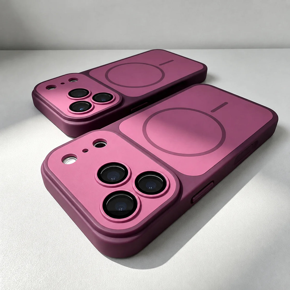 Capa de Telefone Magnética com Carregamento Sem Fio Matte Armor para iPhone 18 17 16 15 Pro Max 14 12 13 11 Pro, Capa à Prova de Choque Magsafe