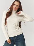 Turtleneck model 219739 Makadamia