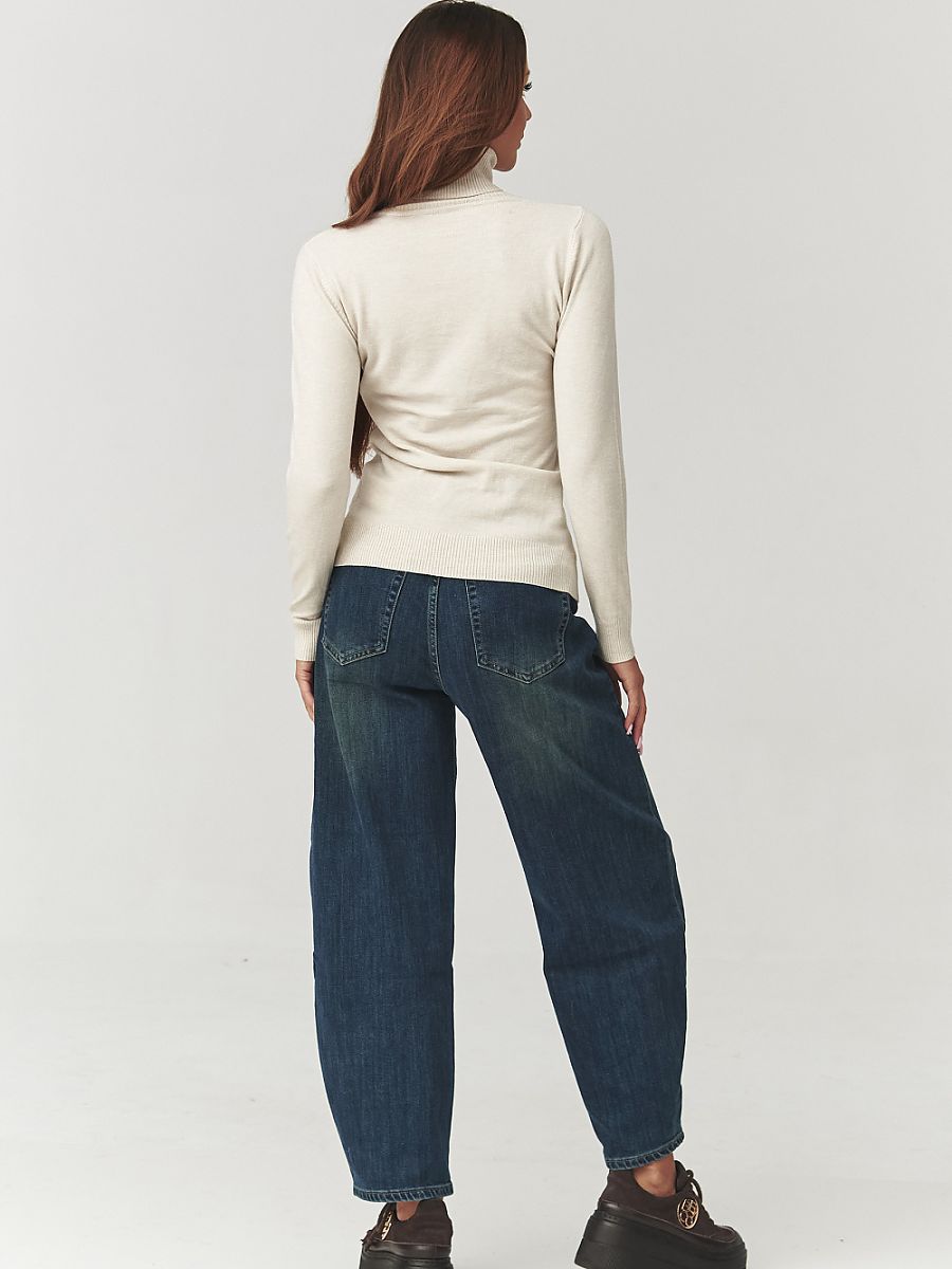 Turtleneck model 219739 Makadamia