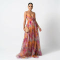 Margarida - Robe Maxi avec Imprimé Floral