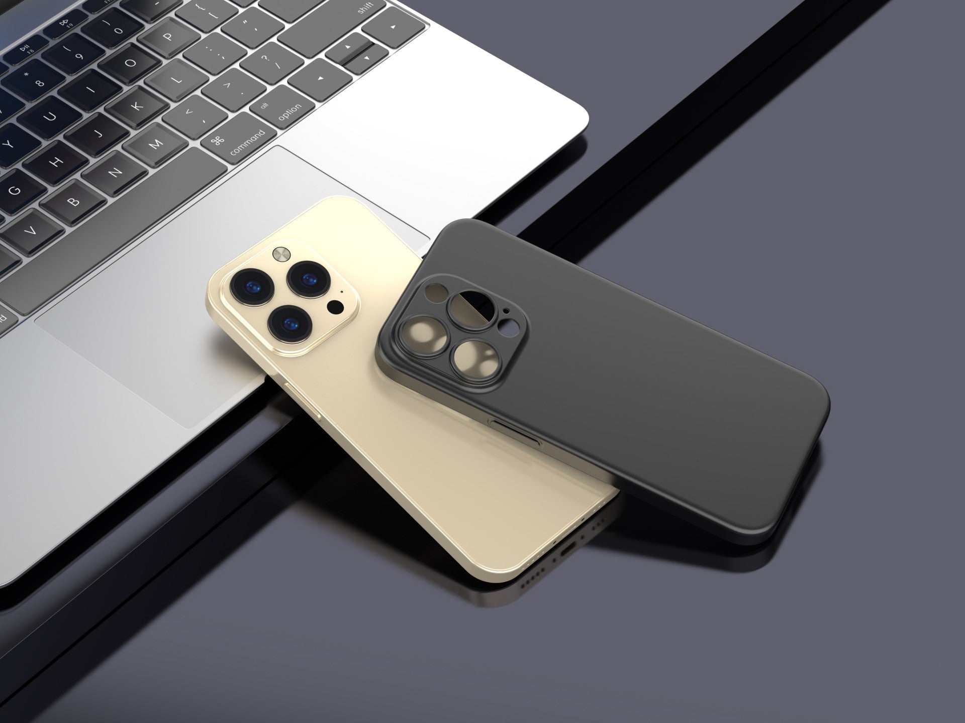 Techancy Capa Para Telemóvel Ultra Fina Preta KX5604, Compatível Com O Telemóvel Iphone 14 Plus, Material Pp De 0,5 Mm.