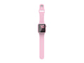 Pulseira de silicone para relógio Techancy, KC2115, com protetor de ecrã, compatível com Apple Watch 40 mm, rosa
