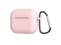 Capa protetora de silicone para auriculares Techancy, KC2118, compatível com AirPods Pro 2.ª geração, rosa